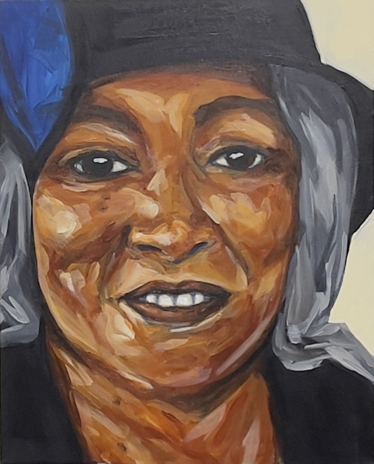 "My Aunt Carol" 2026. Acrylic on canvas. 16 x 20. 